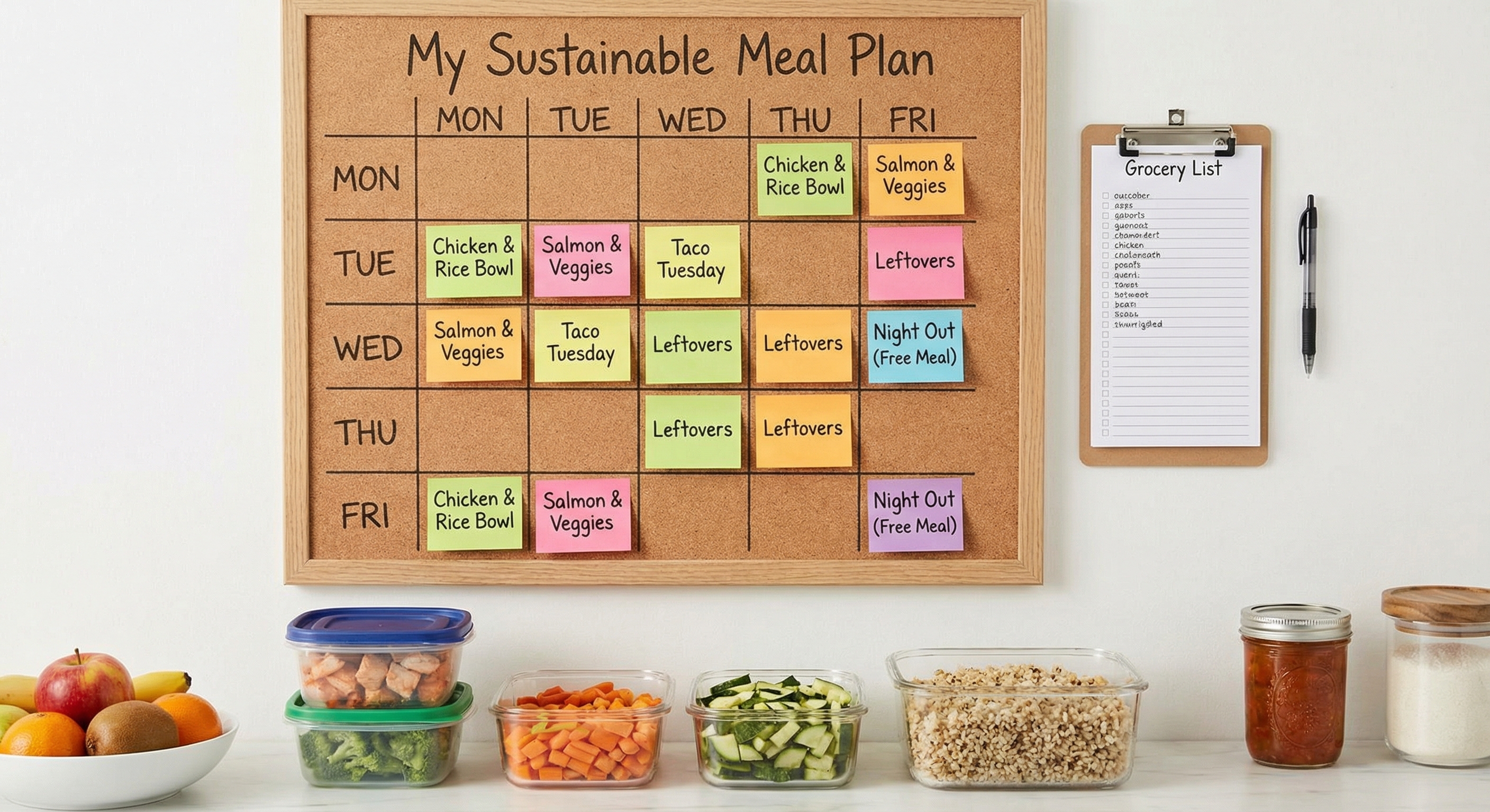 How to Build a Sustainable Meal Plan
